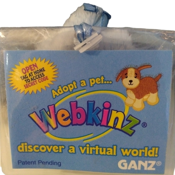 Ganz Webkinz Light Blue Hippo  Collectible Unique Texture Soft & Whimsical NWT - Picture 7 of 11